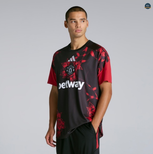 Max Maillot foot Manchester United spécial Rose 2026/27