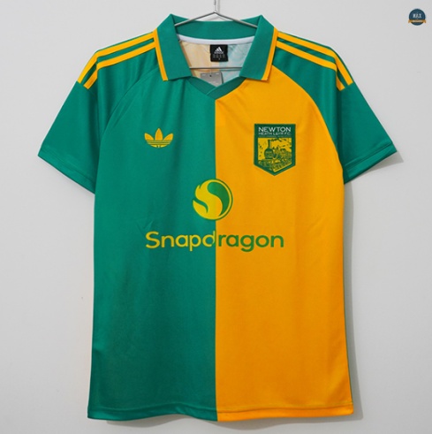Max Maillot foot Manchester United 125e anniversaire Vert and Jaune 2026/27