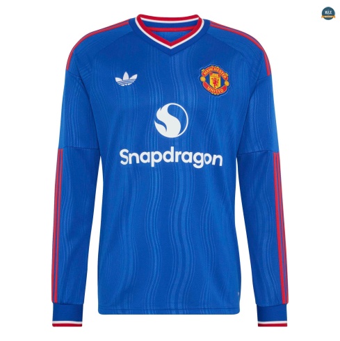 Max Maillot foot Manchester United Exterieur Manche Longue 2026/27