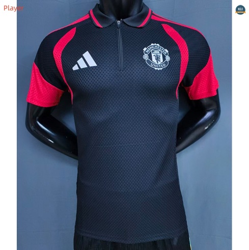 Max Maillot foot Player Version 2026/27 Manchester United Noir
