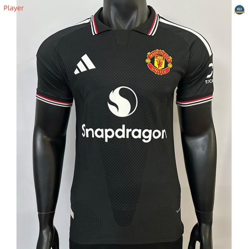 Max Maillot foot Player Version 2026/27 Manchester United Training Noir