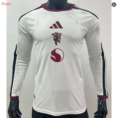 Max Maillot foot Player Version 2026/27 Manchester United Third Manche Longue
