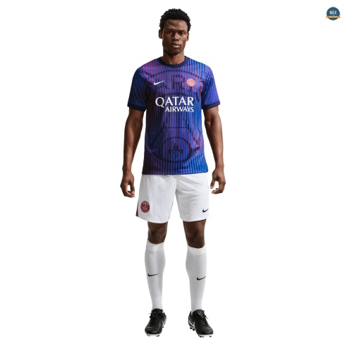 Max Maillot foot PSG Extérieur Pre-Match Dri-FIT Bleu 2026/27