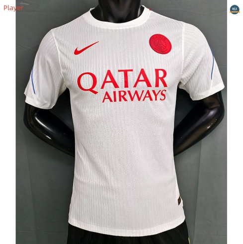 Max Maillot foot Player Version 2026/27 PSG Training Blanc