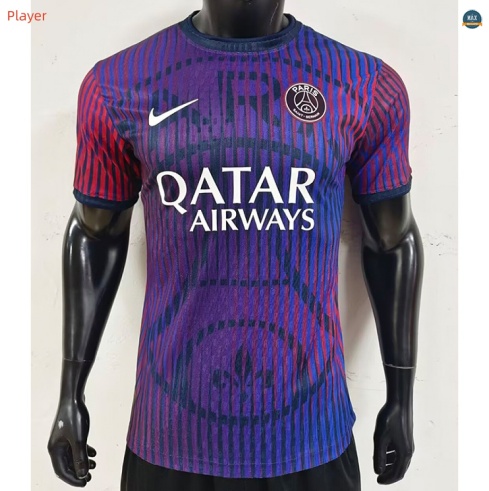 Max Maillot foot Player Version 2026/27 PSG Training Violet
