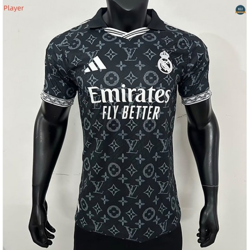 Max Maillot foot Player Version 2026/27 Real Madrid spécial Noir