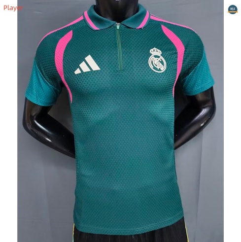 Max Maillot foot Player Version 2026/27 Real Madrid Vert