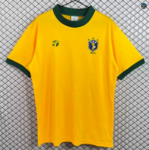 Max Maillot foot Retro 1982 Brésil Domicile