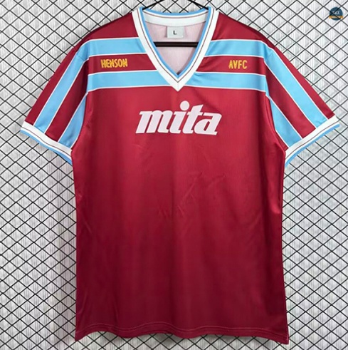 Max Maillot foot Retro 1985-87 Aston Villa Domicile
