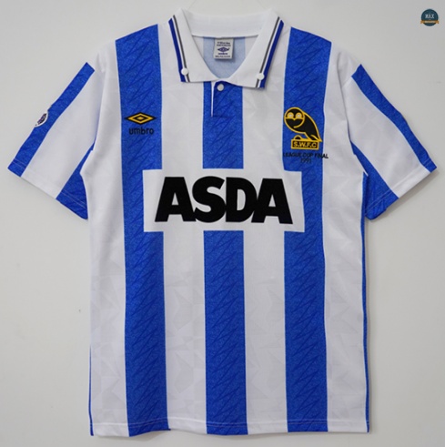 Max Maillot foot Retro 1991 Sheffield Wednesday Domicile