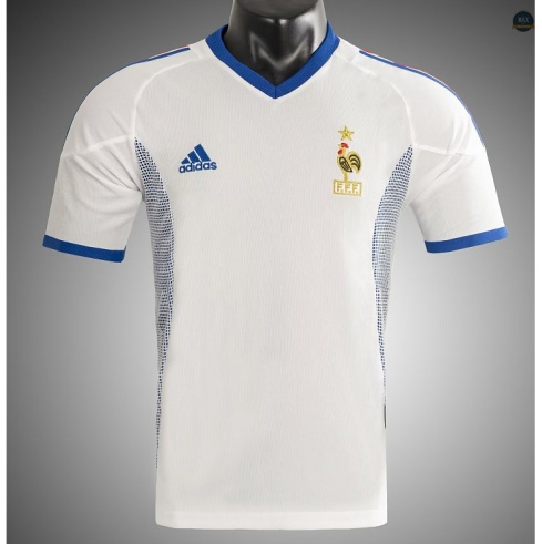 Max Maillot foot Retro 2002 France Exterieur