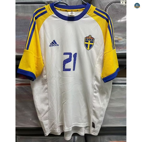 Max Maillot foot Retro 2002 Suède Exterieur