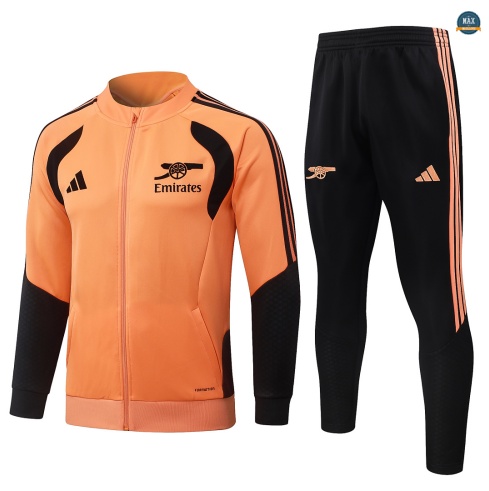 Maxmaillot: Marque Veste Survetement Enfant Foot Arsenal 2026/27 Orange