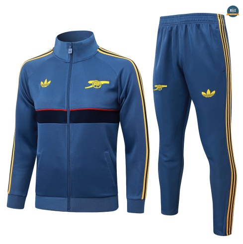 Maxmaillot: Nouveaux Veste Survetement Enfant Foot Arsenal 2026/27 Bleu