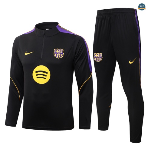 Maxmaillot: Achetez Survetement Enfant Foot Barcelone 2026/27 Noir
