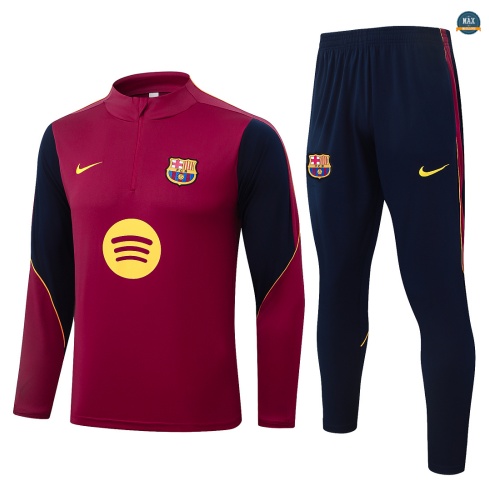 Maxmaillot: Créer Survetement Enfant Foot Barcelone 2026/27 Jujube Rouge