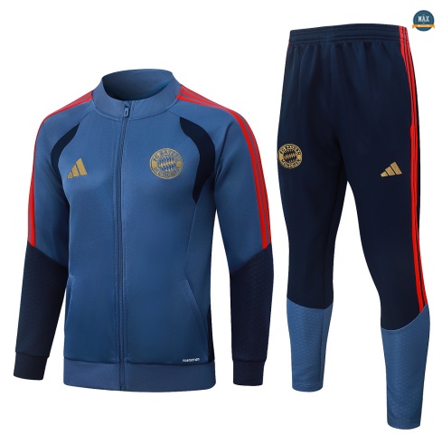 Maxmaillot: Nouveaux Veste Survetement Enfant Foot Bayern Munich 2026/27 Bleu