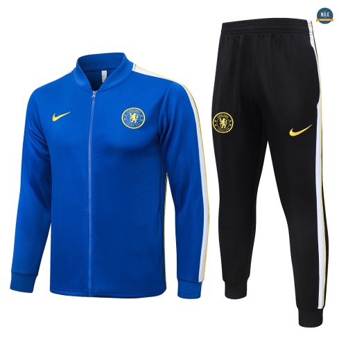 Maxmaillot: Soldes Veste Survetement Enfant Foot Chelsea 2026/27 Blanc