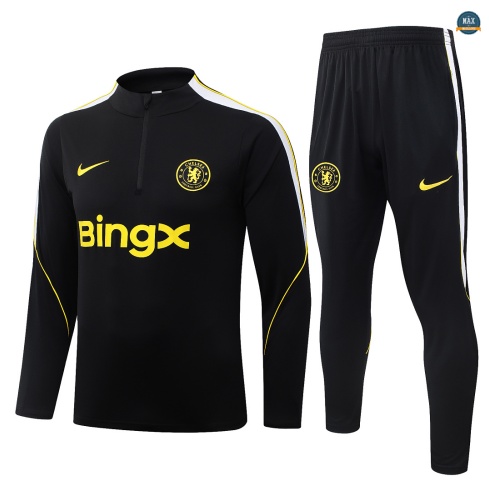 Maxmaillot: Vente Survetement Enfant Foot Chelsea 2026/27 Noir