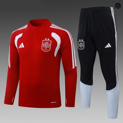 Maxmaillot: Achetez Survetement Enfant Foot Espagne 2026/27 Rouge 2 étoiles