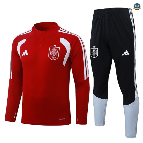 Maxmaillot: Nouveaux Survetement Enfant Foot Espagne 2026/27 Rouge