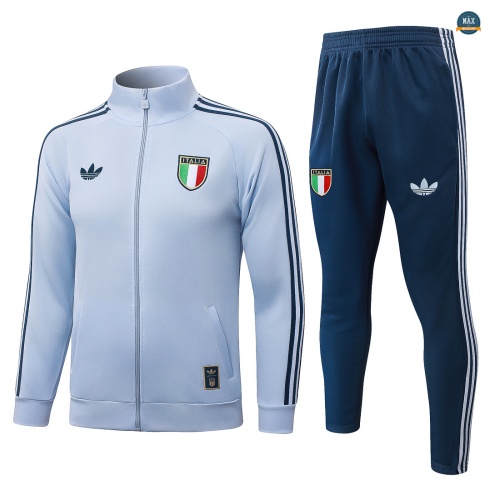 Maxmaillot: Acheter Veste Survetement Enfant Foot Italie 2026/27 Bleu Clair