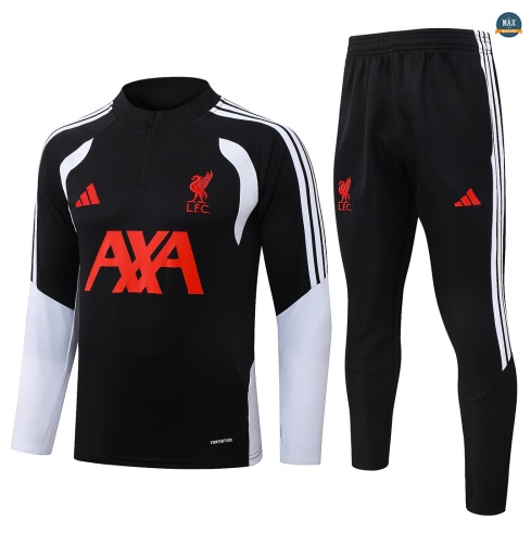 Maxmaillot: Flocage Survetement Enfant Foot Liverpool 2026/27 Noir