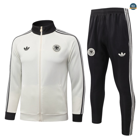 Maxmaillot: Marque Veste Survetement Foot Allemagne 2026/27 blanc cassé