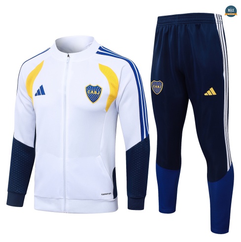 Maxmaillot: Achetez Veste Survetement Foot Boca Juniors 2026/27 Blanc