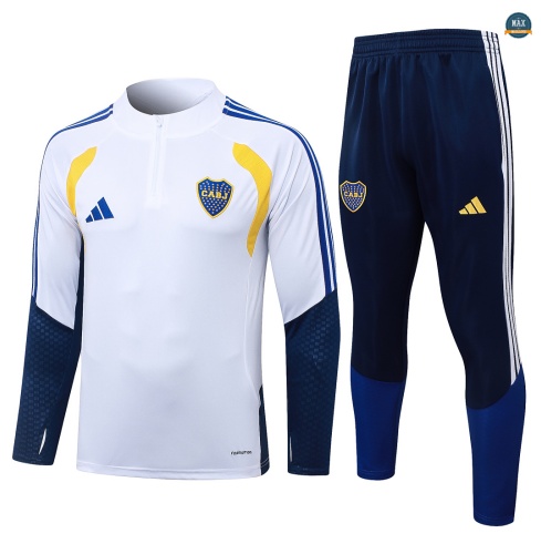 Maxmaillot: Créer Survetement Foot Boca Juniors 2026/27 Blanc