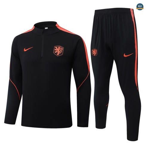 Maxmaillot: Nouveaux Survetement Foot Pays-Bas 2026/27 Noir