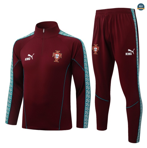 Maxmaillot: Flocage Survetement Foot Portugal 2026/27 Jujube Rouge