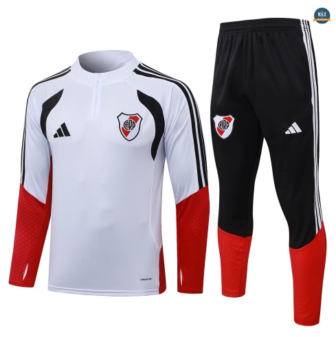 Maxmaillot: Achetez Survetement Foot River Plate 2026/27 Blanc
