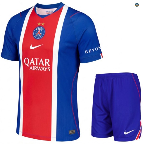 maxmaillot:Max Maillot foot PSG Enfant Domicile 2 Etoiles 2026/27