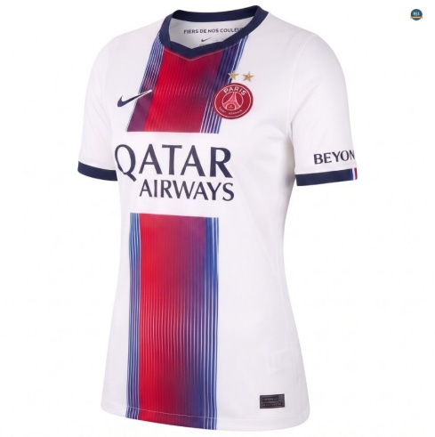 maxmaillot:Max Maillot de foot PSG Femme Exterieur 2 Etoiles 2026/27