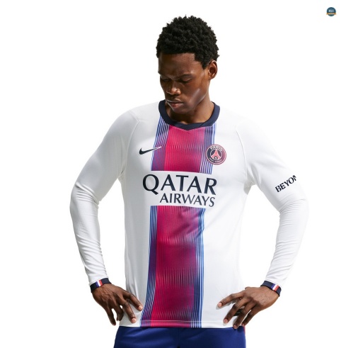 maxmaillot:Max Maillot PSG Exterieur Manche Longue 2026/27
