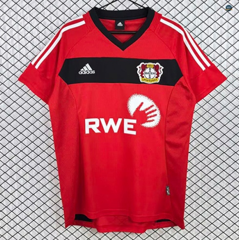 maxmaillot:Max Maillot de foot Retro 2002-04 Bayer Leverkusen Domicile