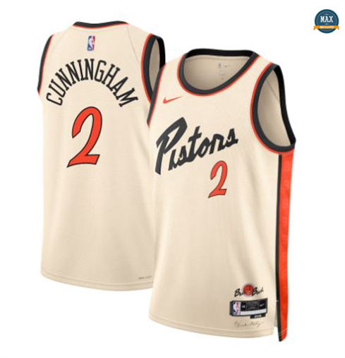 Max Maillots Cade Cunningham, Detroit Pistons 2024/25 - City