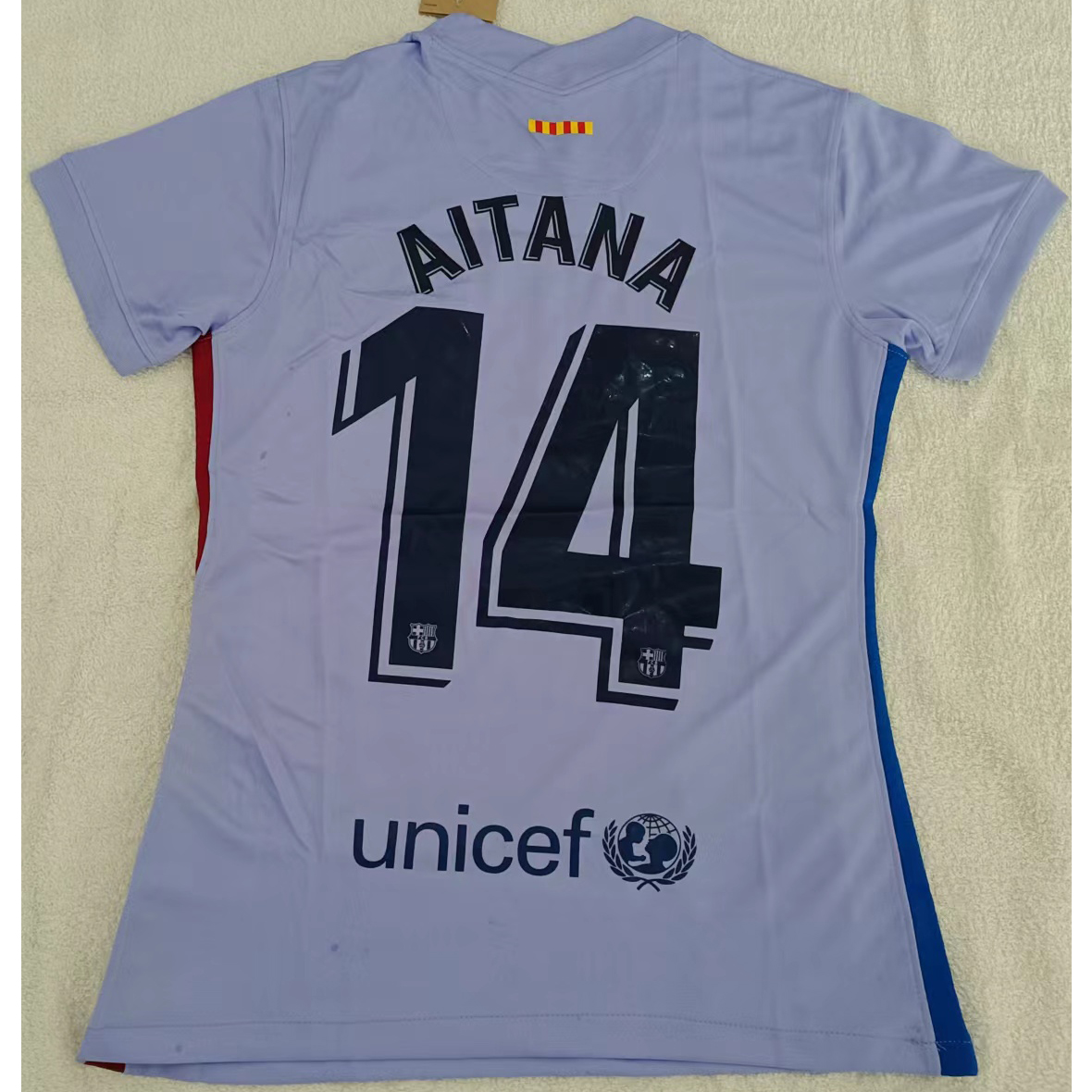 max maillots produits à prix réduits 230214 Barcelone AITANA 14 Taille L Violet